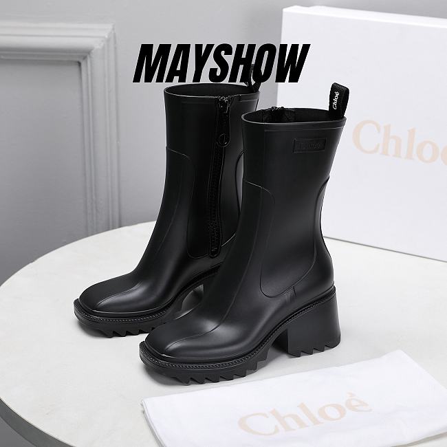 Chloe Black Betty Rain Boot - CHC22A239Z2001 - 1