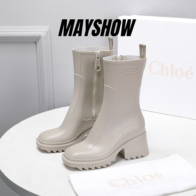 Chloe Nomad Beige Betty Rain Boot - CHC22A239Z228U - 1