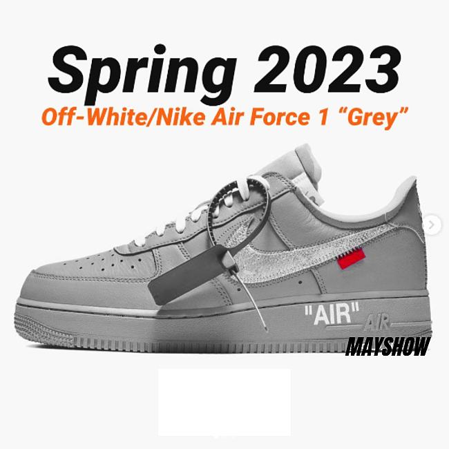 A Paris-Exclusive Off-White x Nike Air Force 1 Low Is Releasing In Grey - 1