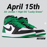 First Look At The Air Jordan 1 “Lucky Green” DZ5485-031 - 1