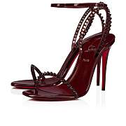 Christian Louboutin So Me 100 Patent Red Sandals - 3220013R592 - 3