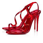 	 Christian Louboutin Rosalie 100 Red Patent Sandals - 3210525R492 - 5