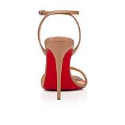 Christian Louboutin Loubigirl 100 Nude Nappa Sandals - 3210851PK1A - 4