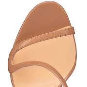 Christian Louboutin Rosalie 100 Nude Leather Sandals - 3210190PK1A - 2