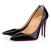 Christian Louboutin Kate 100 Black Nappa Pumps - 3191410BK01 - 4