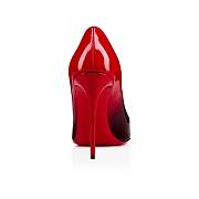 Christian Louboutin Kate 100 Black Red Patent Pumps - 3191412M283 - 2