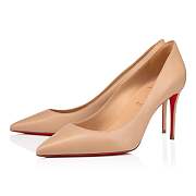 Christian Louboutin Kate 85 Nude 1 Nappa Pumps - 1210665N247 - 5