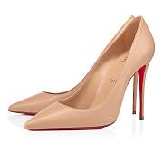 Christian Louboutin Kate 100 Nude 1 Nappa Pumps - 1210663N247 - 4