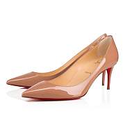 Christian Louboutin Kate 70 Nude Patent Pumps - 3191451PK1A - 4