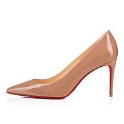 Christian Louboutin Kate 85 Nude Patent Pumps - 3191416PK1A - 5