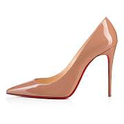 Christian Louboutin Kate 100 Nude Patent Pumps - 3191411PK20 - 3