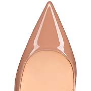 Christian Louboutin Kate 100 Nude Patent Pumps - 3191411PK20 - 4