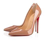 Christian Louboutin Kate 120 Nude Patent Pumps - 3130694PK1A - 5