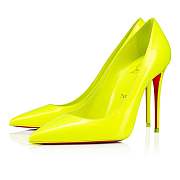 Christian Louboutin Kate 100 Yellow Patent Pumps - 1231101Y324 - 5