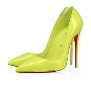 Christian Louboutin So Kate 120 Yellow Patent Pumps - 1230575Y324 - 5