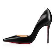 Christian Louboutin Iriza 100 Black Nappa Pumps - 3160523BK01 - 4