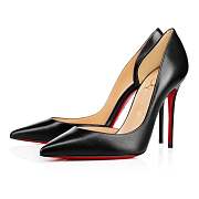 Christian Louboutin Iriza 100 Black Nappa Pumps - 3160523BK01 - 5