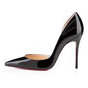 Christian Louboutin Iriza 100 Black Patent Pumps - 3130524BK01 - 3