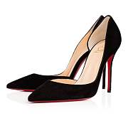 Christian Louboutin Iriza 100 Black Suede Pumps - 3130523BK01 - 5