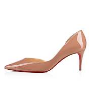 Christian Louboutin Iriza 70 Nude Patent Pumps - 3140722PK1A - 2