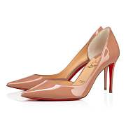 Christian Louboutin Iriza 85 Nude Patent Pumps - 3210565PK1A - 4