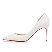 Christian Louboutin Iriza 85 White Nappa Pumps - 1210648W222 - 6