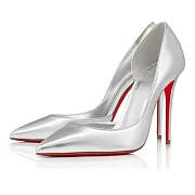 Christian Louboutin Iriza 100 Silver Nappa Pumps - 3220080S211 - 5