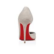 Christian Louboutin Iriza 100 Grey Suede Pumps - 1210516I571 - 2