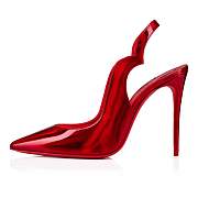 Christian Louboutin Hot Chick Sling 100 Red Patent Pumps - 3220505R492 - 5