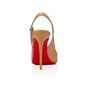 Christian Louboutin Hot Chick Sling 100 Nude 3 Nappa Pumps - 3220465N287 - 2