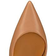 Christian Louboutin Hot Chick Sling 100 Nude 3 Nappa Pumps - 3220465N287 - 4