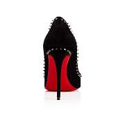 Christian Louboutin Anjalina 100 Black Suede Pumps - 3170075B142 - 2