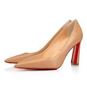 Christian Louboutin Condora 85 Nude Leather Pumps - 1230562PK1A - 3