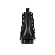 Christian Louboutin Chelsea Cloo Black Leather Boots - 1230965BK65 - 3