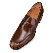 Christian Louboutin Varsimoc Brown Leather Loafers - 1230964BWI3 - 5