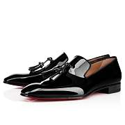 Christian Louboutin Dandelion Tassel Black Patent Loafers - 3150728BK01 - 4