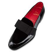 	 Christian Louboutin Styleeto Black Patent Lin Loubi Velet Loafers - 1230472J323 - 4