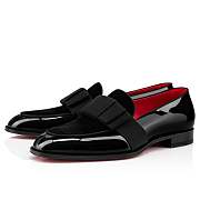 	 Christian Louboutin Styleeto Black Patent Lin Loubi Velet Loafers - 1230472J323 - 5