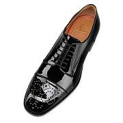 Christian Louboutin Maltese Black Patent Lace-ups - 1230500BK01 - 5