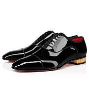 Christian Louboutin Met Greggo Black Patent Lace-ups - 1230535J323 - 5