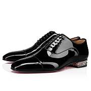 Christian Louboutin Greggyrocks Black Patent Lace-ups - 3220502BK01 - 5