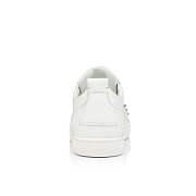 	 Christian Louboutin Louis Junior Spikes 2022 N White Leather and Spikes Low-top Sneakers - 1230058W015 - 2