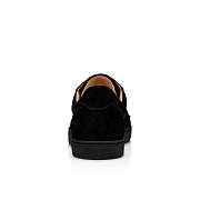 Christian Louboutin Vieira Spikes Black Suede and Spikes Sneakers - 3191433B049 - 2