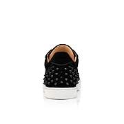 Christian Louboutin Vieira 2 Black Suede and Spikes Low-top Sneakers - 1210494CM53 - 2