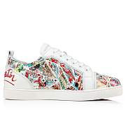 Christian Louboutin Fun Louis Junior Multicolor Patent Comics Print Low-top Sneakers - 3220485J322 - 4