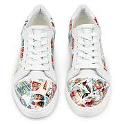 Christian Louboutin Fun Vieira Multicolor Patent and Cosmics Print Low-top Sneakers - 3221261J322 - 5