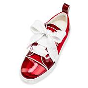 Christian Louboutin Toy Toy Man Red Patent Psychic and Neoprene Sneakers - 3220489J140 - 5