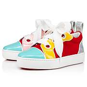 Christian Louboutin Toy Toy Man Multicolor Patent Psychic and Neoprene Sneakers - 3220490CMA3 - 2