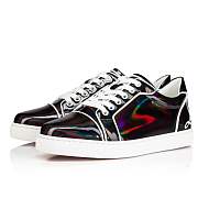 Christian Louboutin Fun Vieira Black Patent Psychic Sneakers - 3220059BK09 - 4