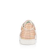 Christian Louboutin Vieira Beige Crocodile Embossed Leather Mini Crock Sneakers - 1230489W514 - 2